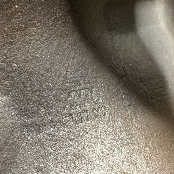 Birkenstock Arizona Leather Sandals Matte Black US Men's 9 Women's 11 EU 42 - Picture 15 of 15